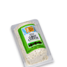 The Cheese Guy Fresh & Creamy Goat Cheese with Garlic & Herbs in clear packaging with a bright green and blue label featuring the product name and company logo.