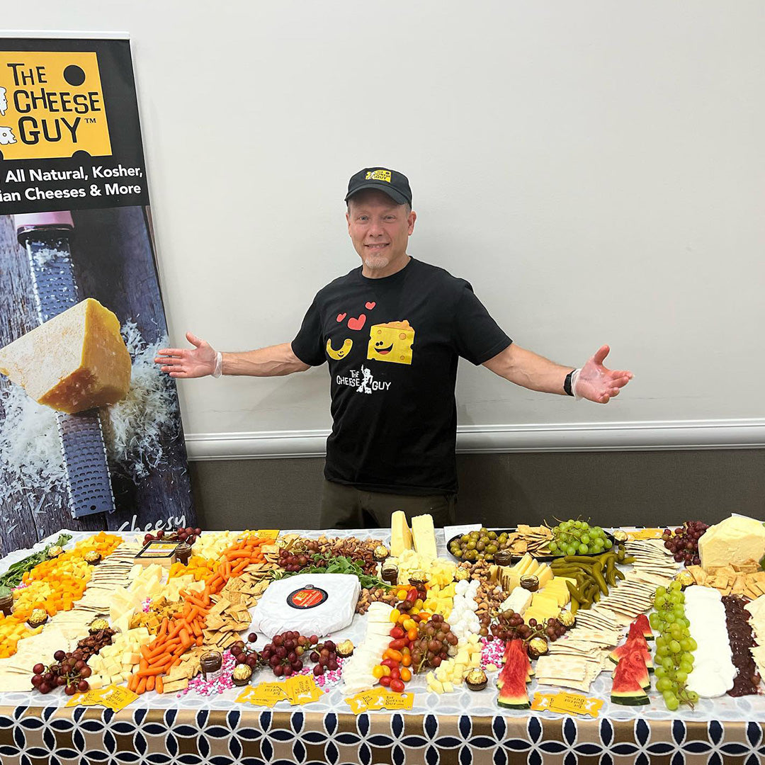 Brent Delman on Event with Cheese Table Set-up