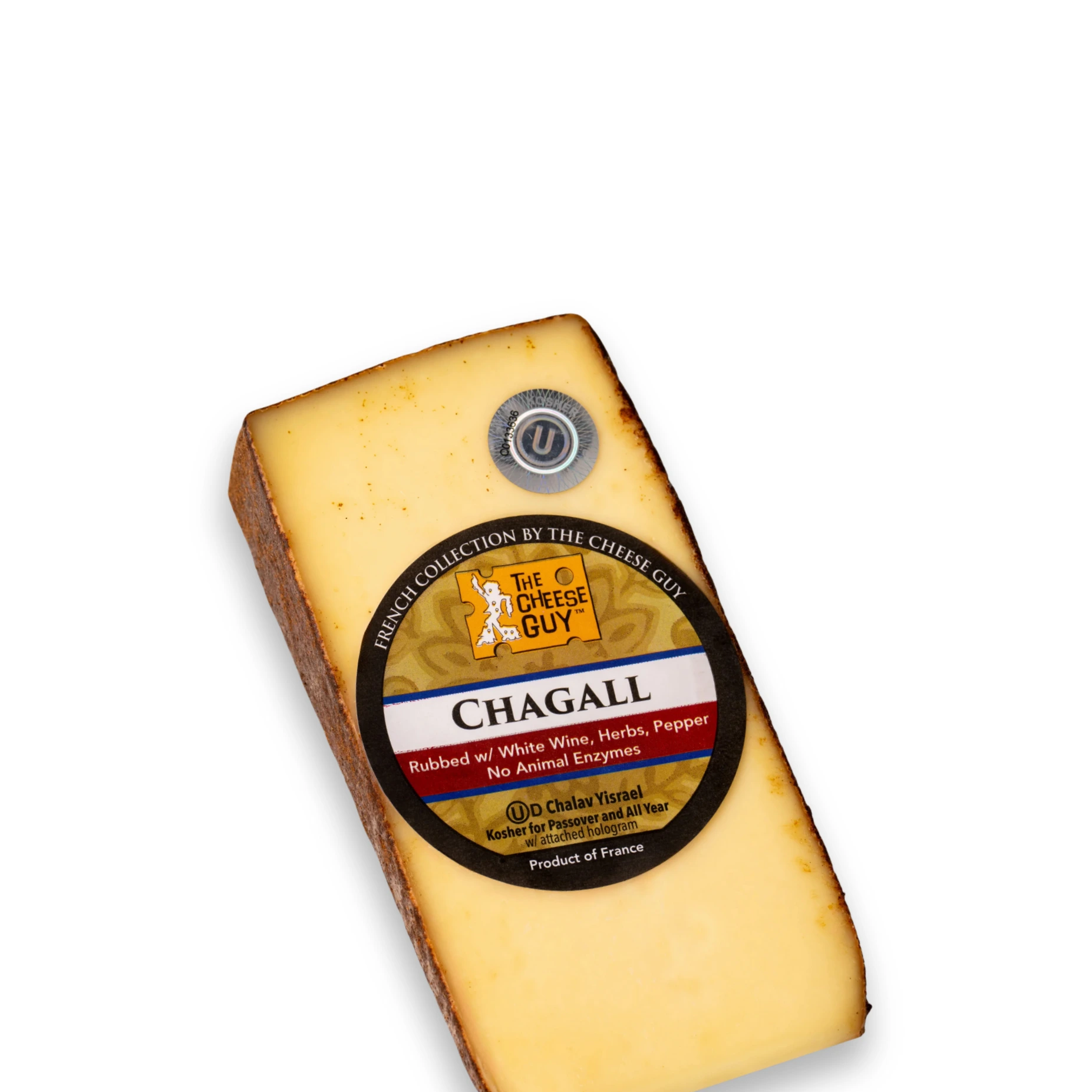 The Cheese Guy Chagall rubbed with wine, herbs, pepper, no animal enzymes