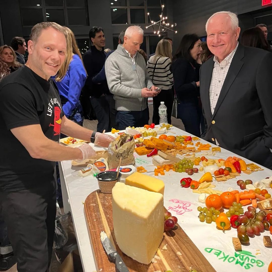 Brent Delman Cheese Table Set-up on Special Event