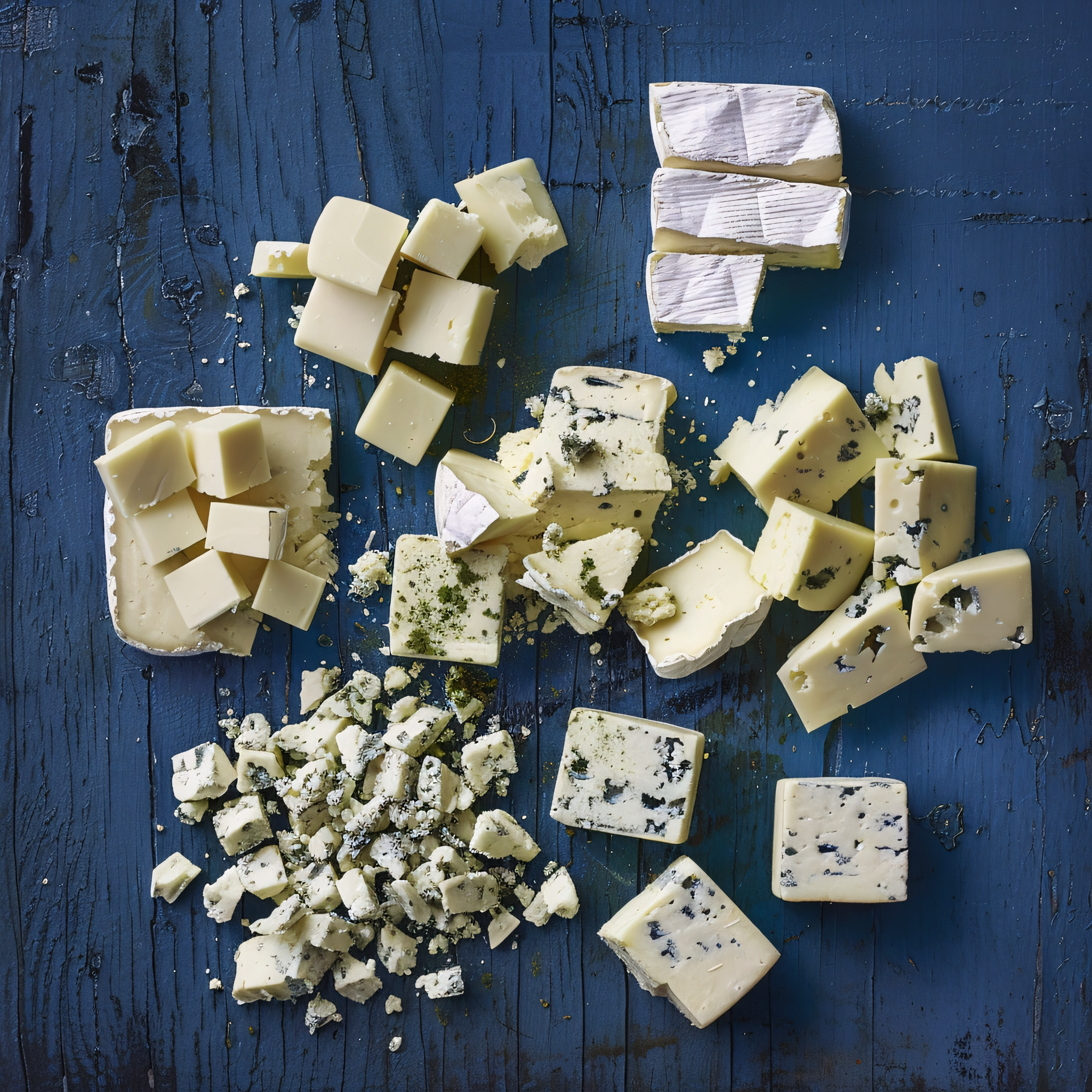 Blue and Feta Cheese