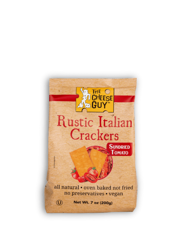 Rustic Italian Crackers Sundried Tomato