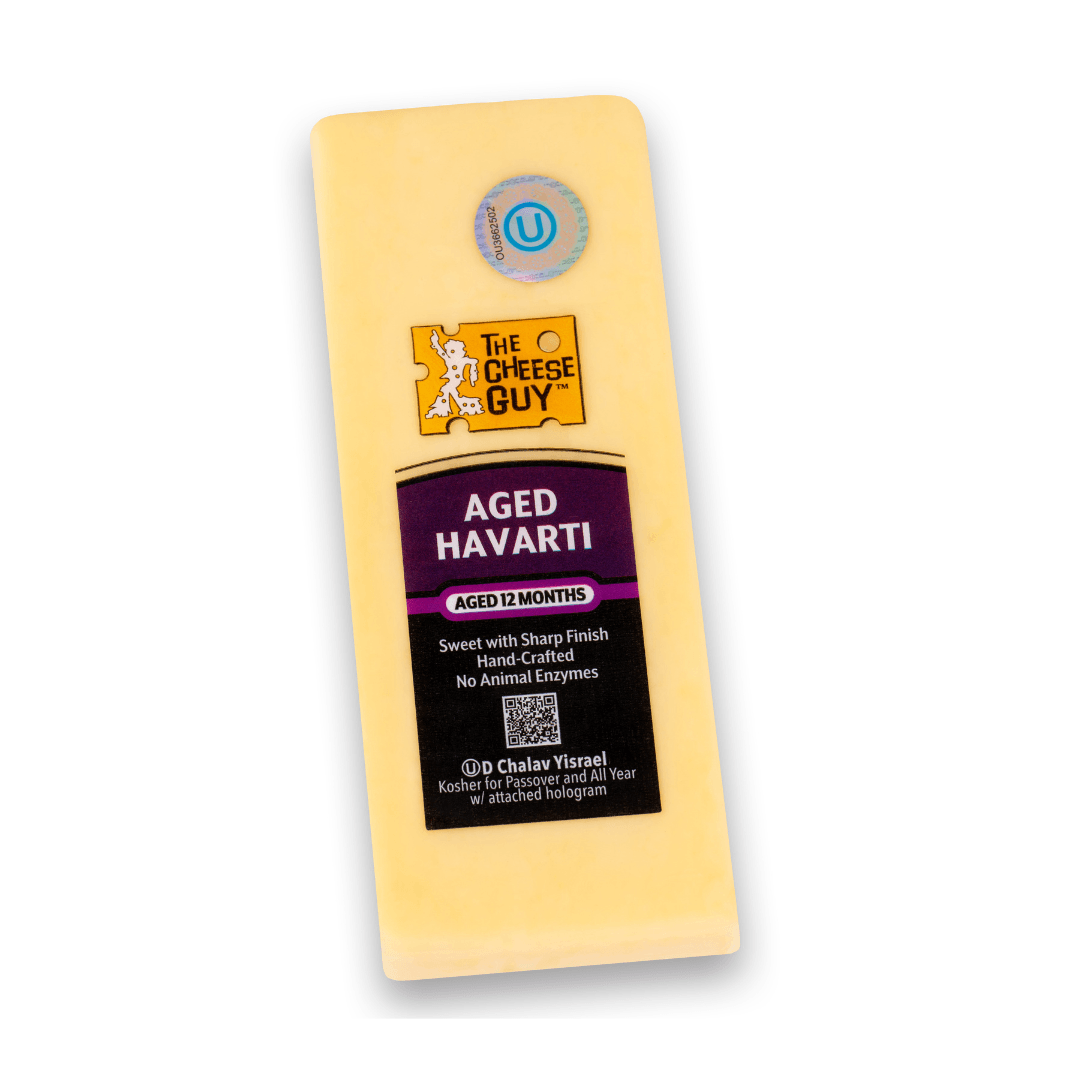 The Cheese Guy Aged Havarti Aged 12 months, sweet with sharp finish flavor