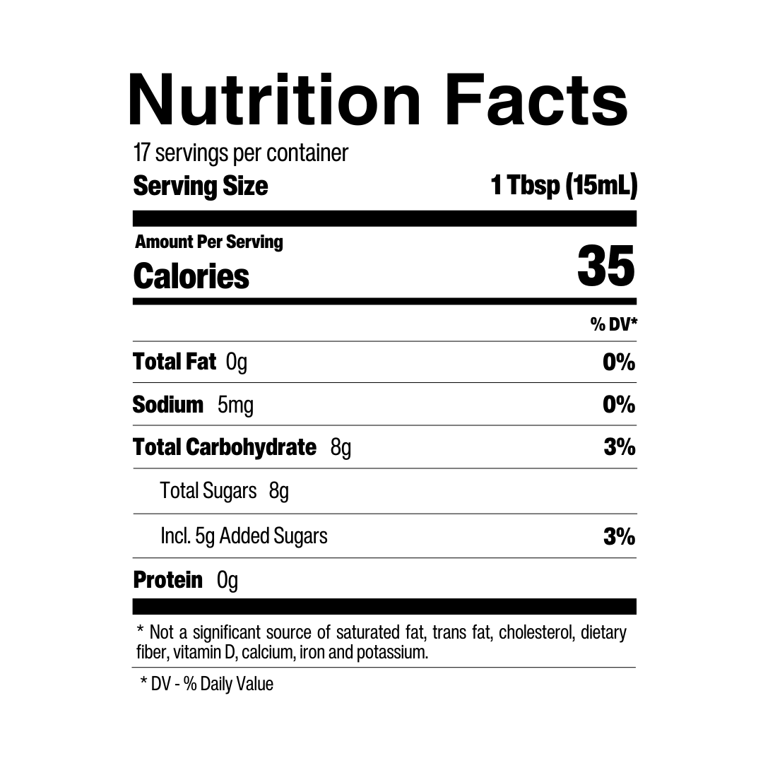 The Cheese Guy Balsamic Vinear 250 ML Nutrition Facts